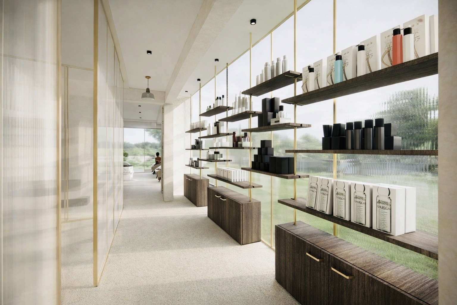 Project showcase image featuring a modern, refined interior.