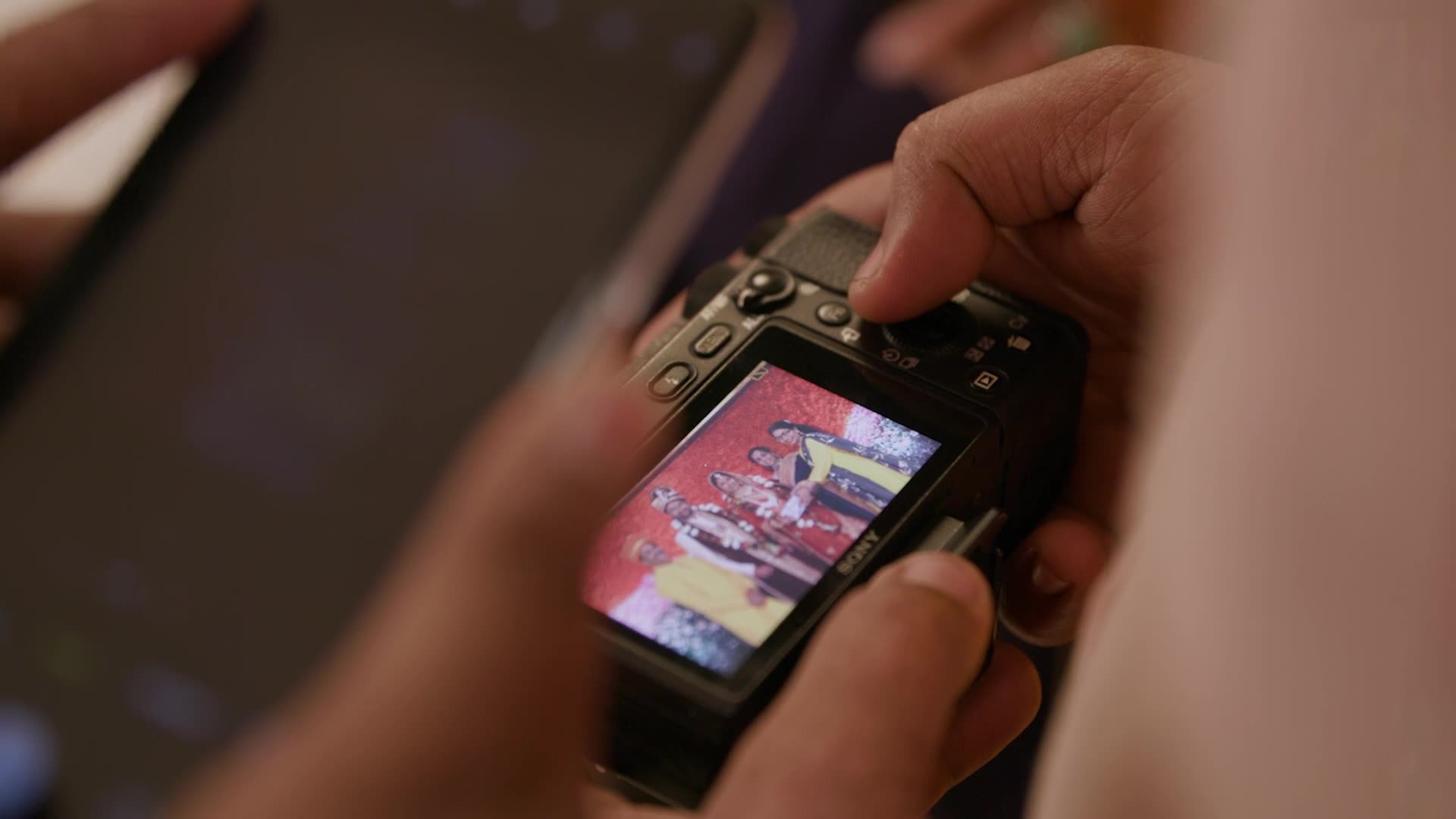 Visual from the 1090 Women and Child Helpline awareness film addressing women and child safety issues such as cybercrime and trafficking.