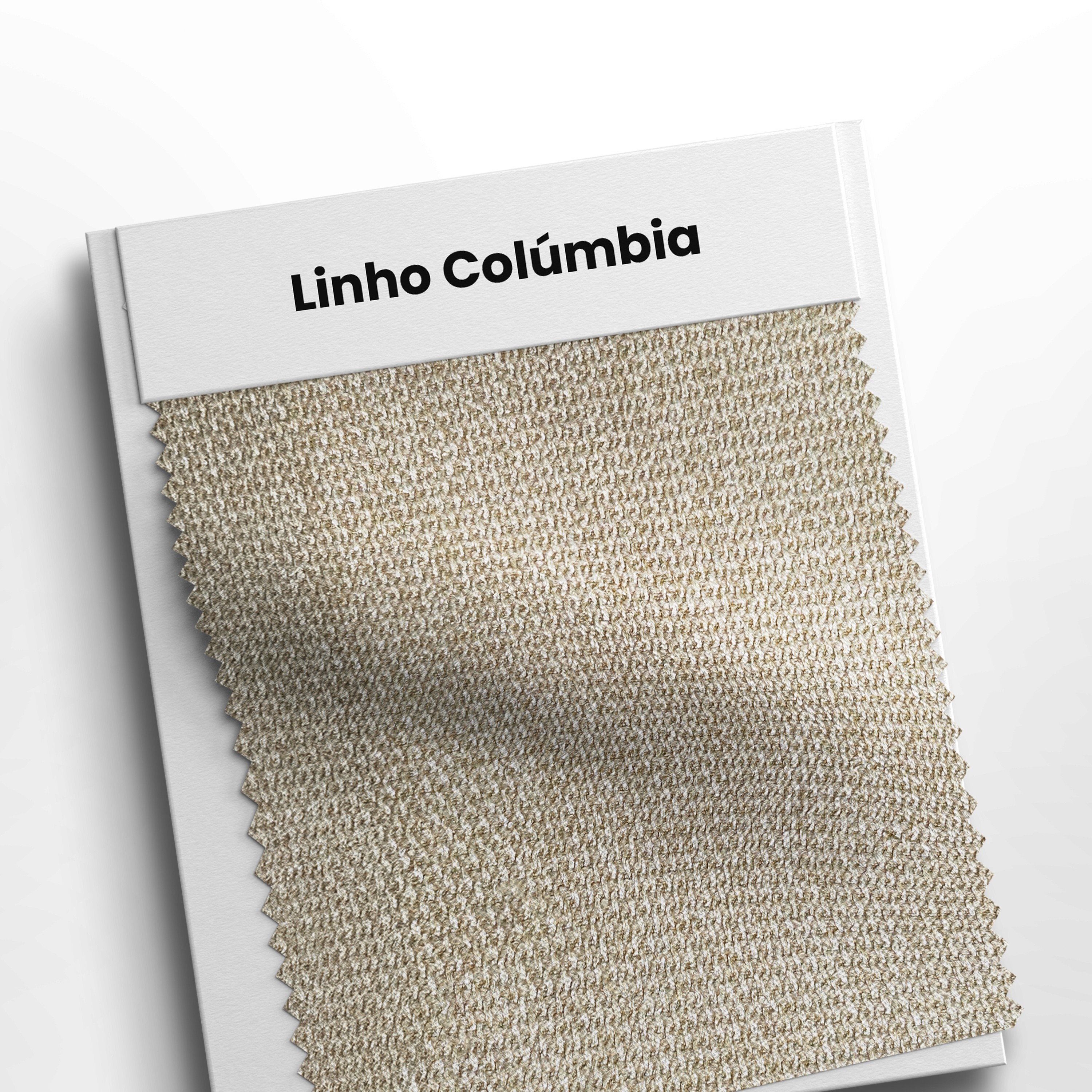 mostruário com linho colúmbia cor 03