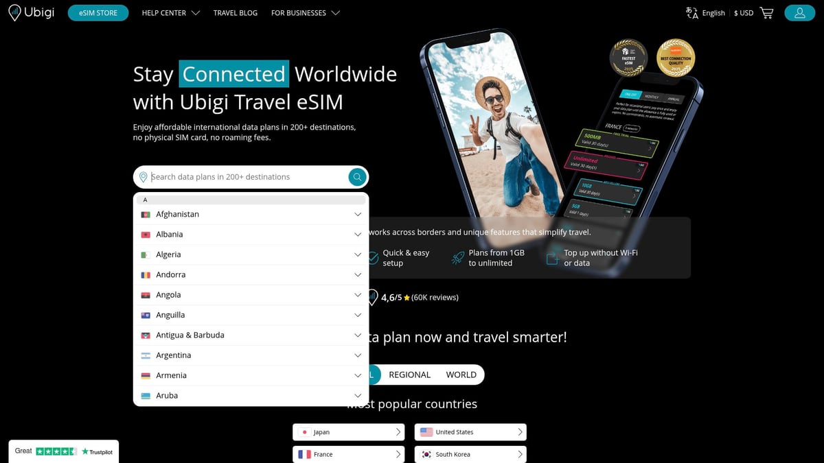 Top 7 Europe eSIM Options for Travelers in 2025 - Ubigi
