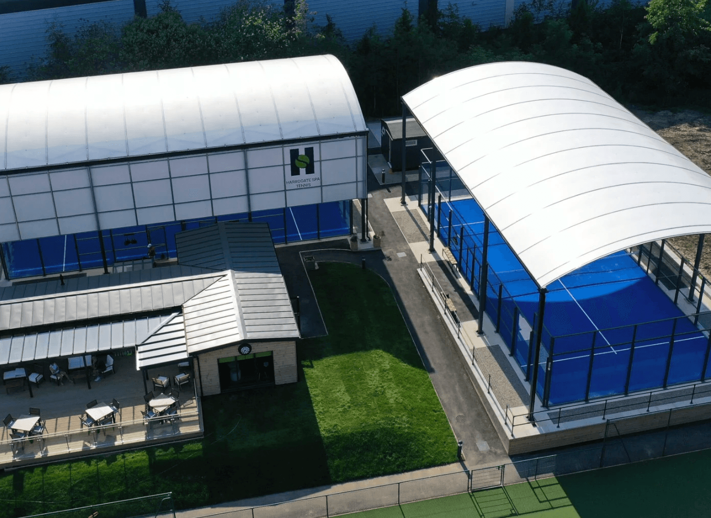 Harrogate Spa with cleaned gutters