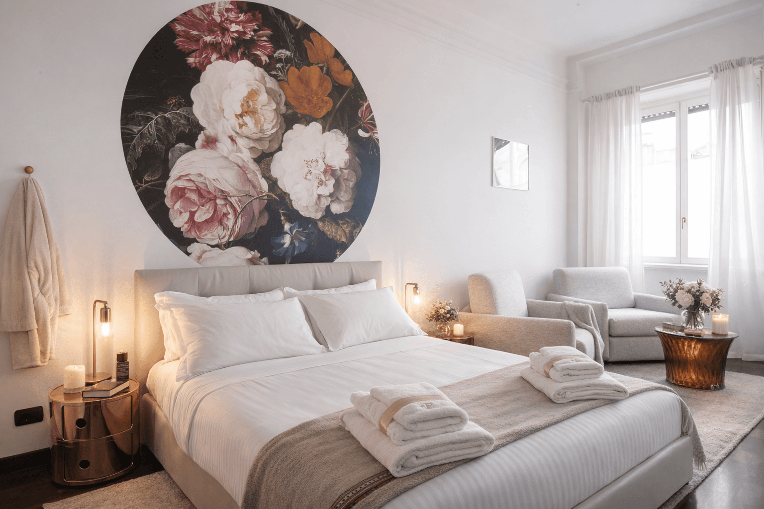 Camera colorata arancione