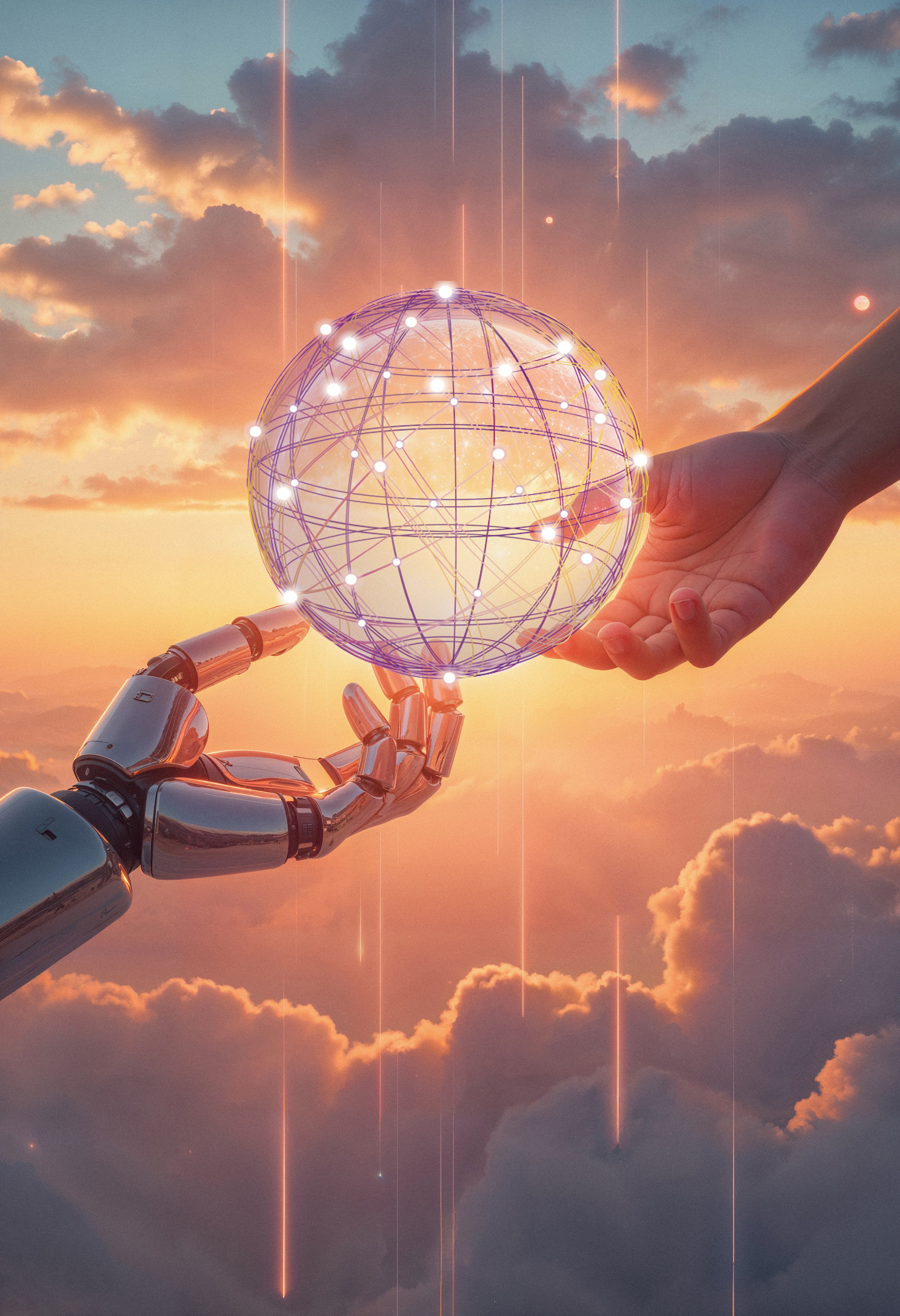 Group of diverse professionals in beige suits standing together