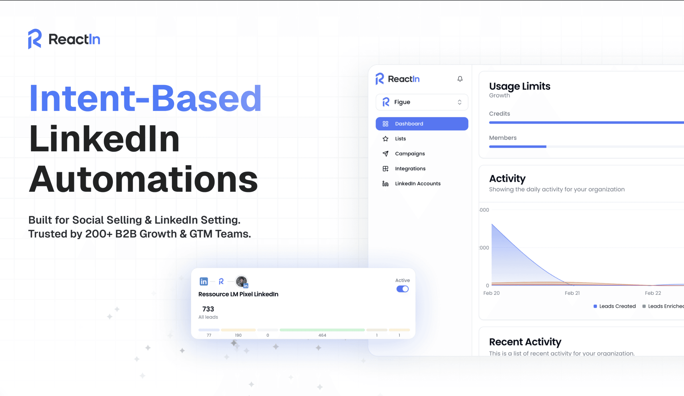 Reactin banner illustrating the tool