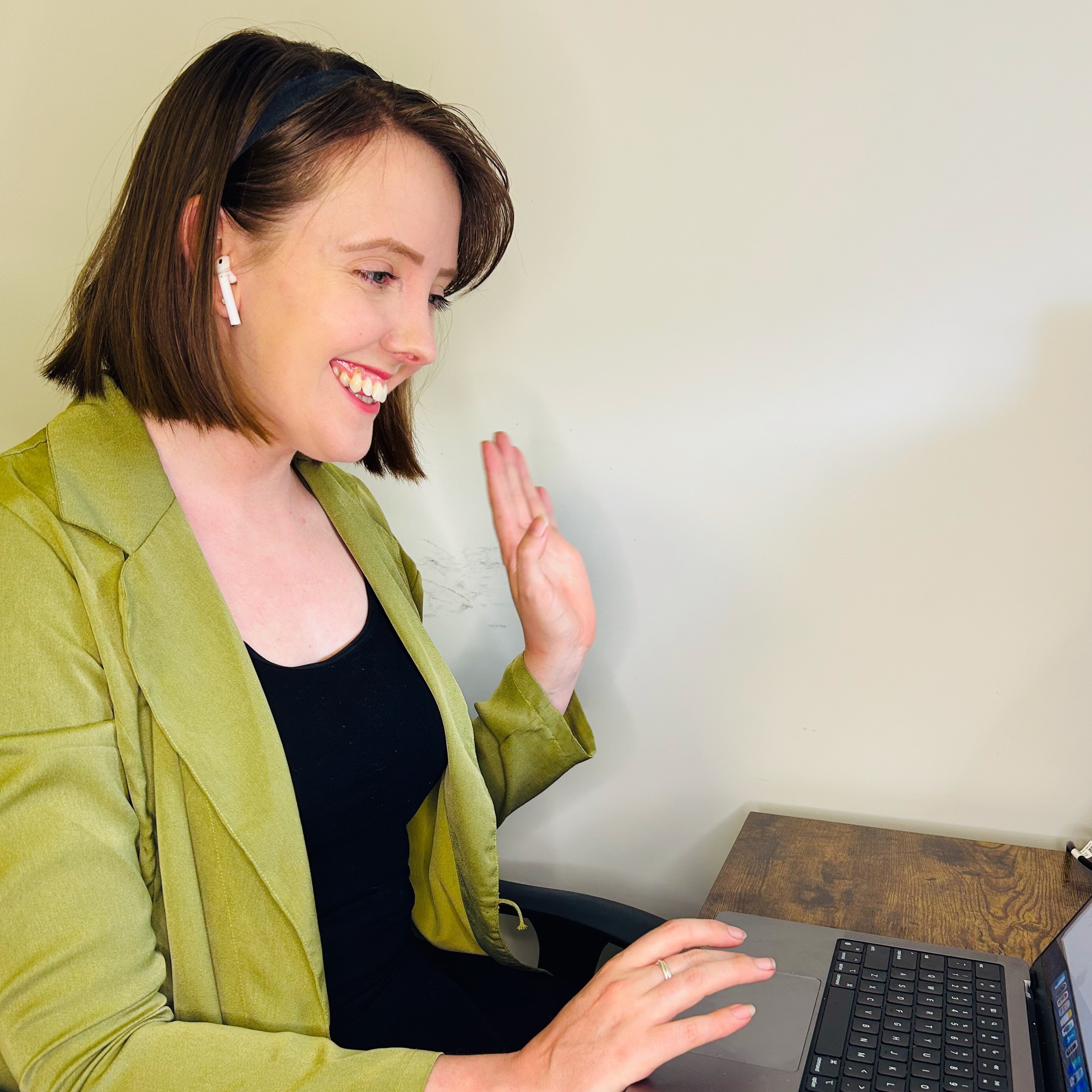 person making a contactless payment with a card