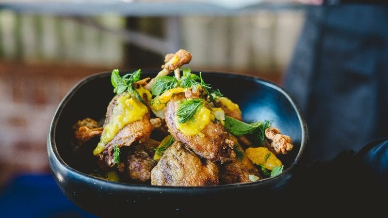 Chicken Wings in mango Chutney