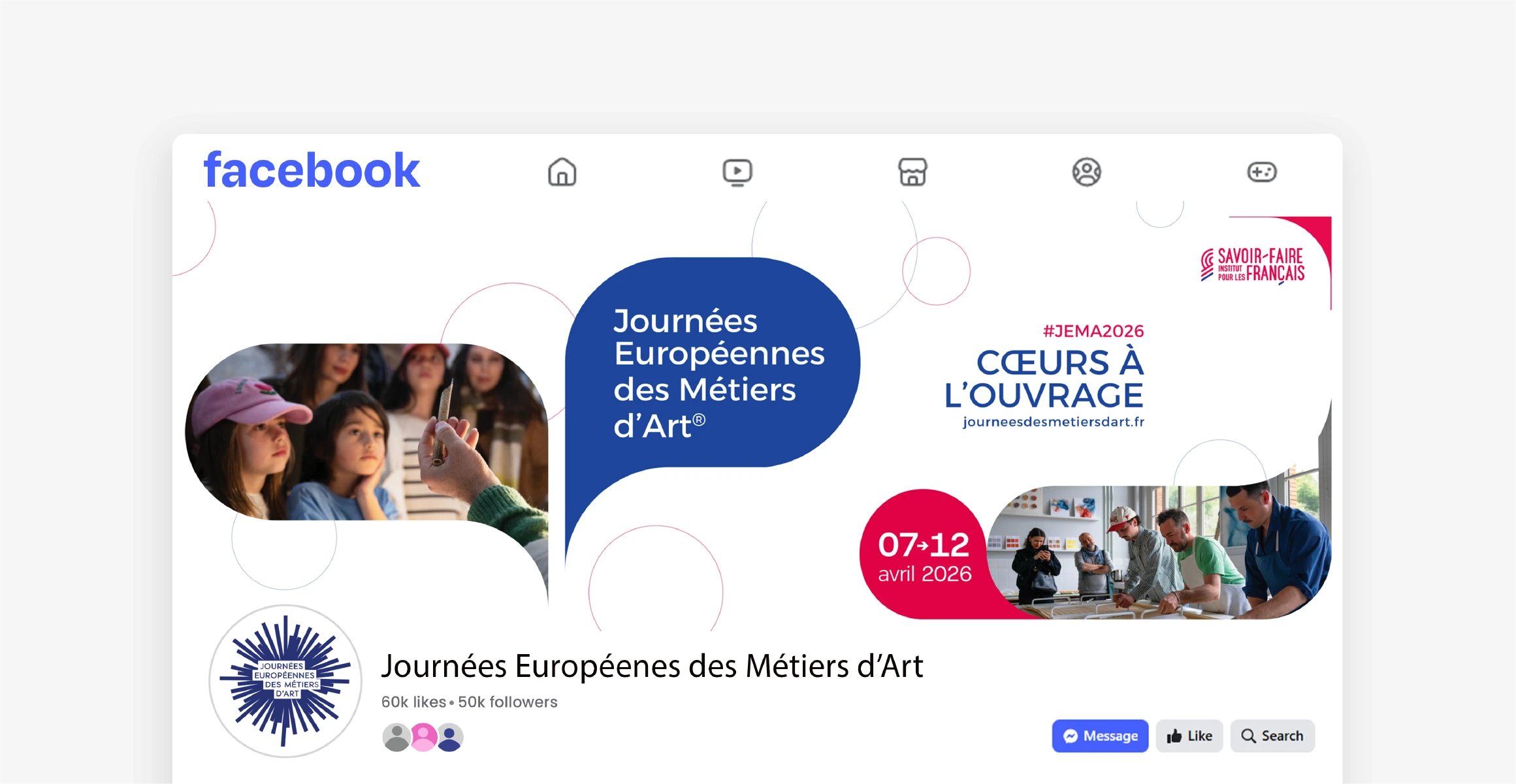 Bannière Facebook JEMA