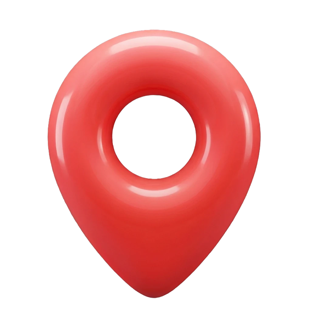 Roter Standort-Pin