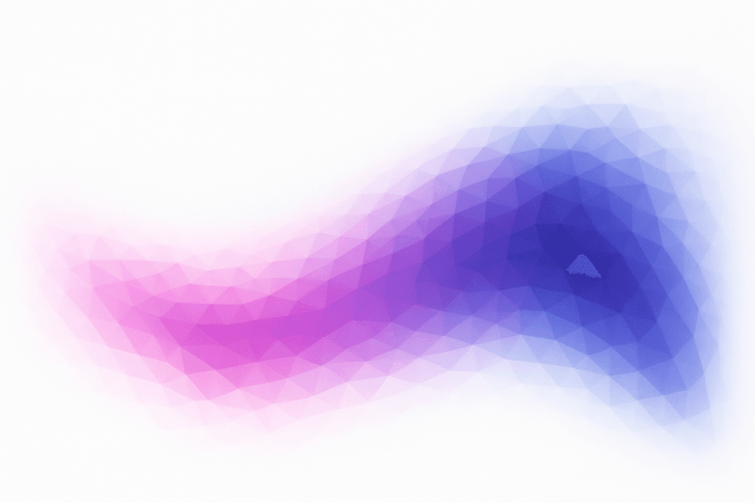 Graphic element with blue to violet gradient shape