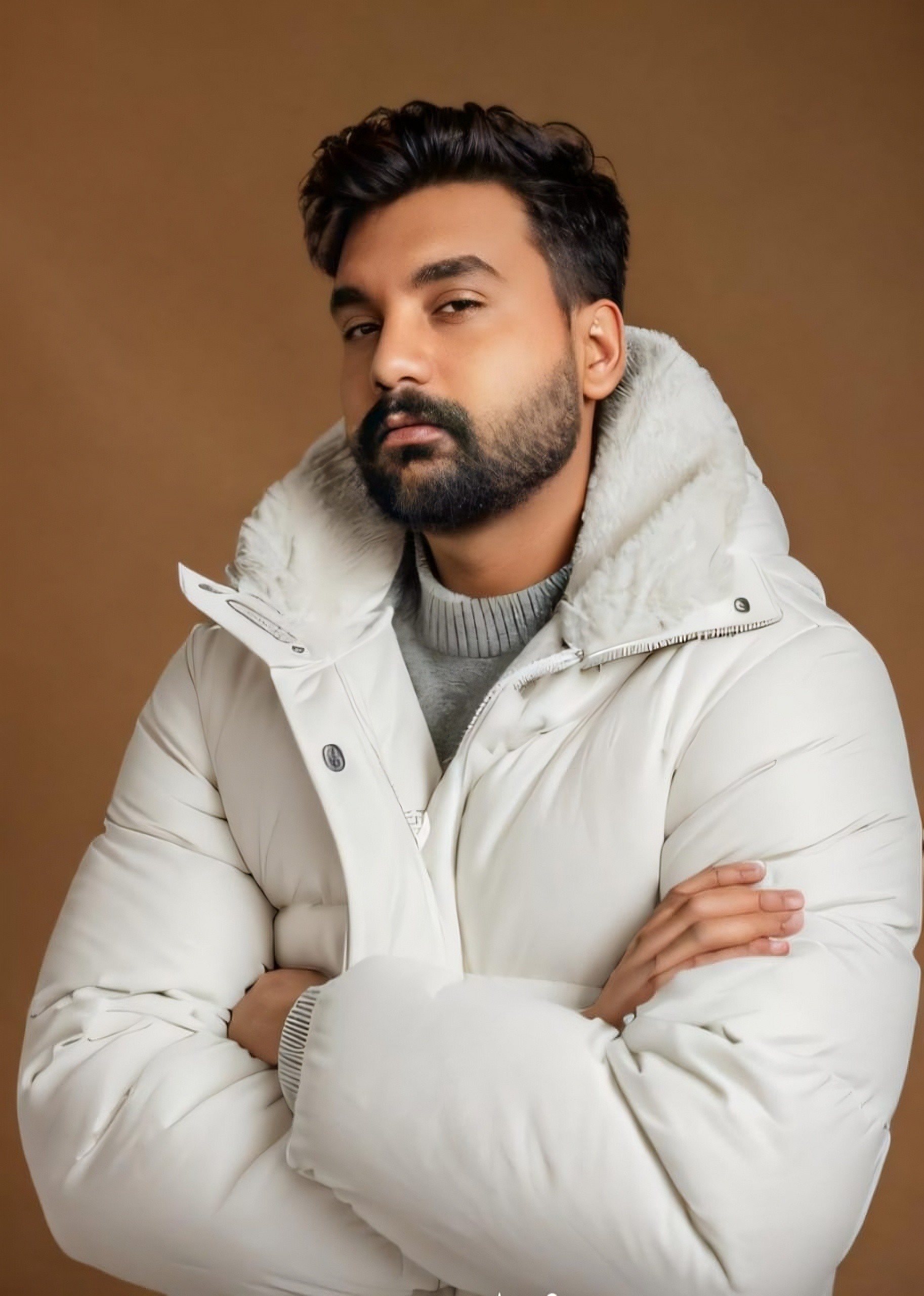 Portrait of portfolio creator – front view