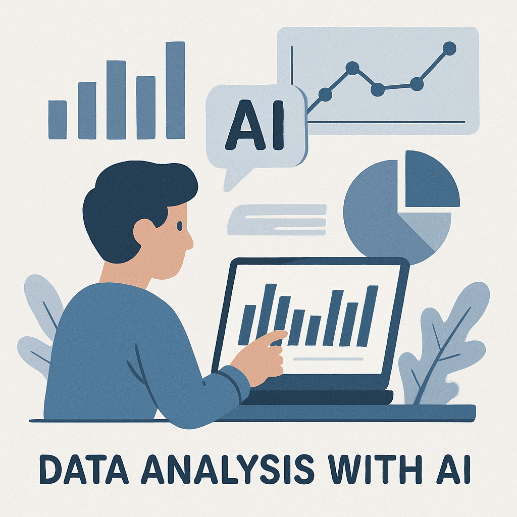 Data analysis with AI