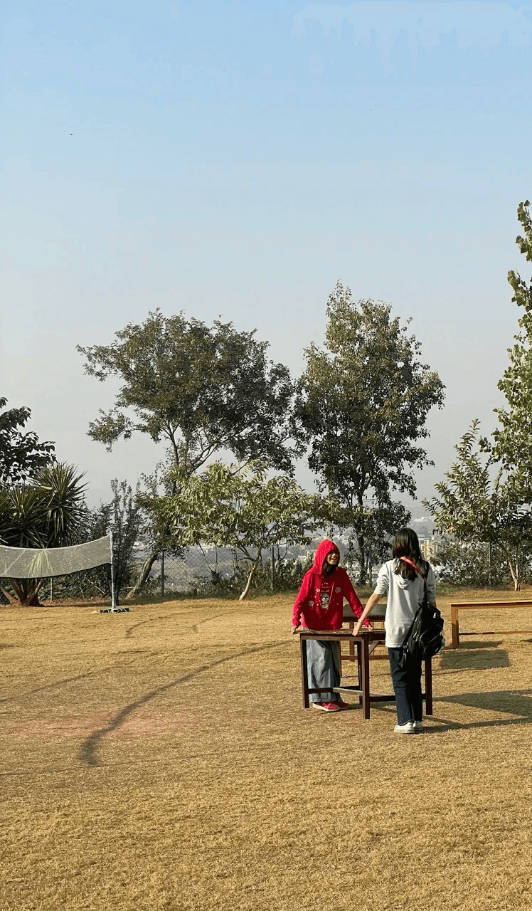 Team working in an office watching at a presentation