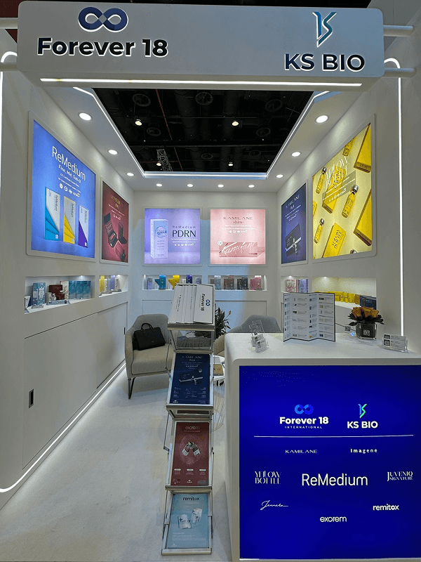 white concrete counter stand