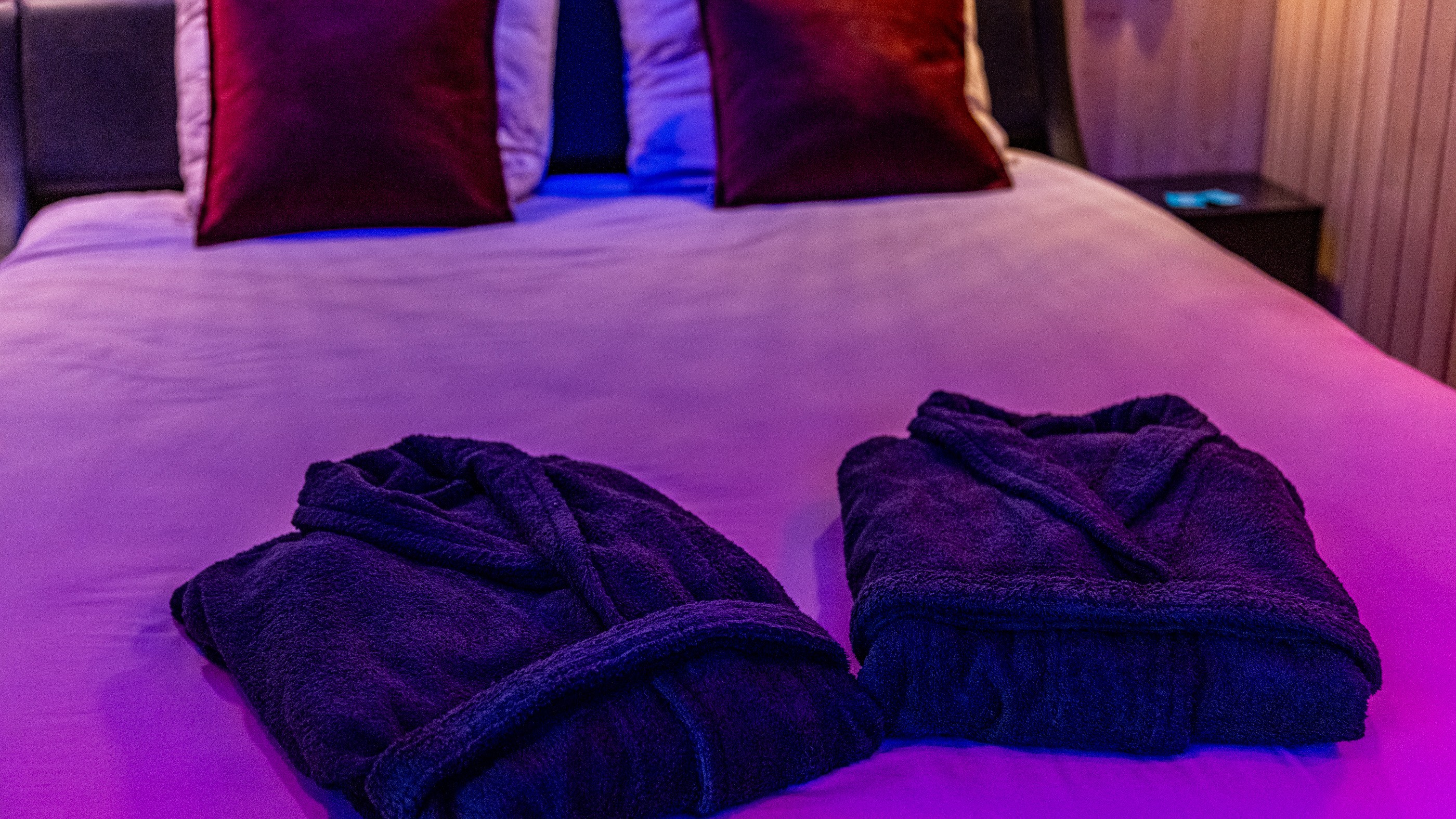 Sun setting over a snowy landscape