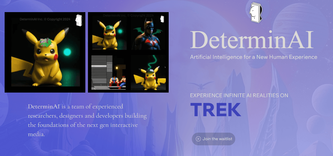 Determin.ai, from the interactive video group.