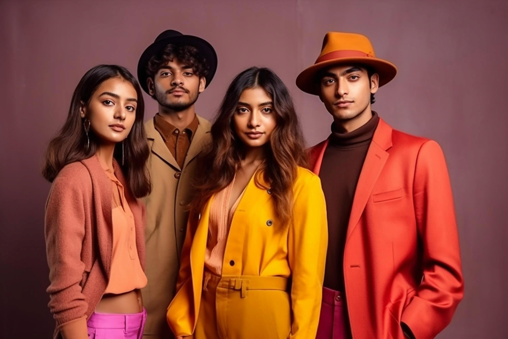 Women in Orange BG