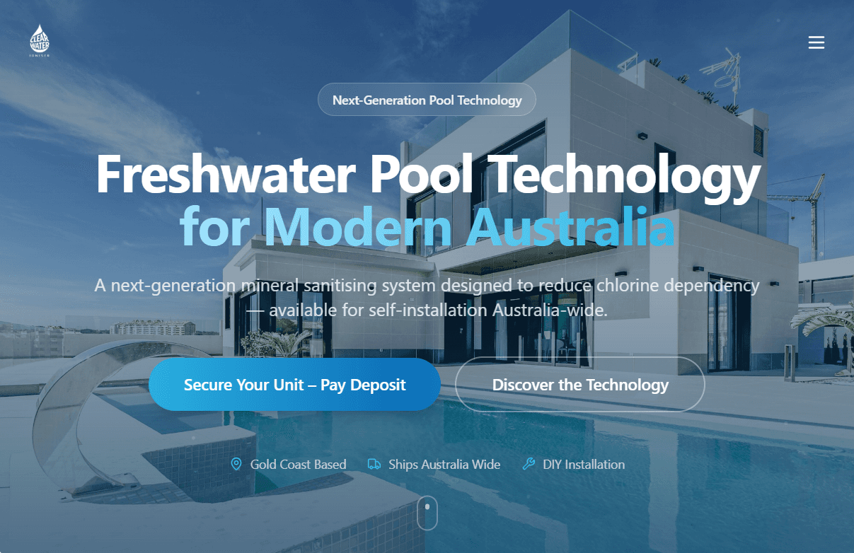 Clear Water Ironiser AUZ