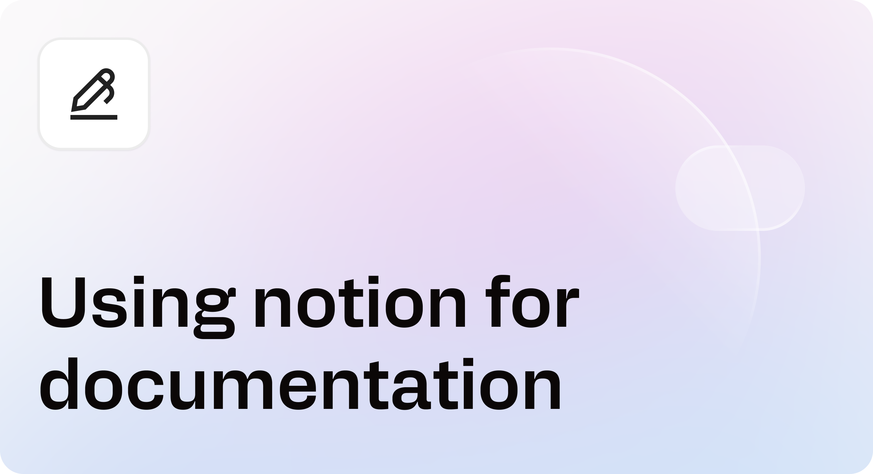 Using Notion for documentation article cover with Helpview branding