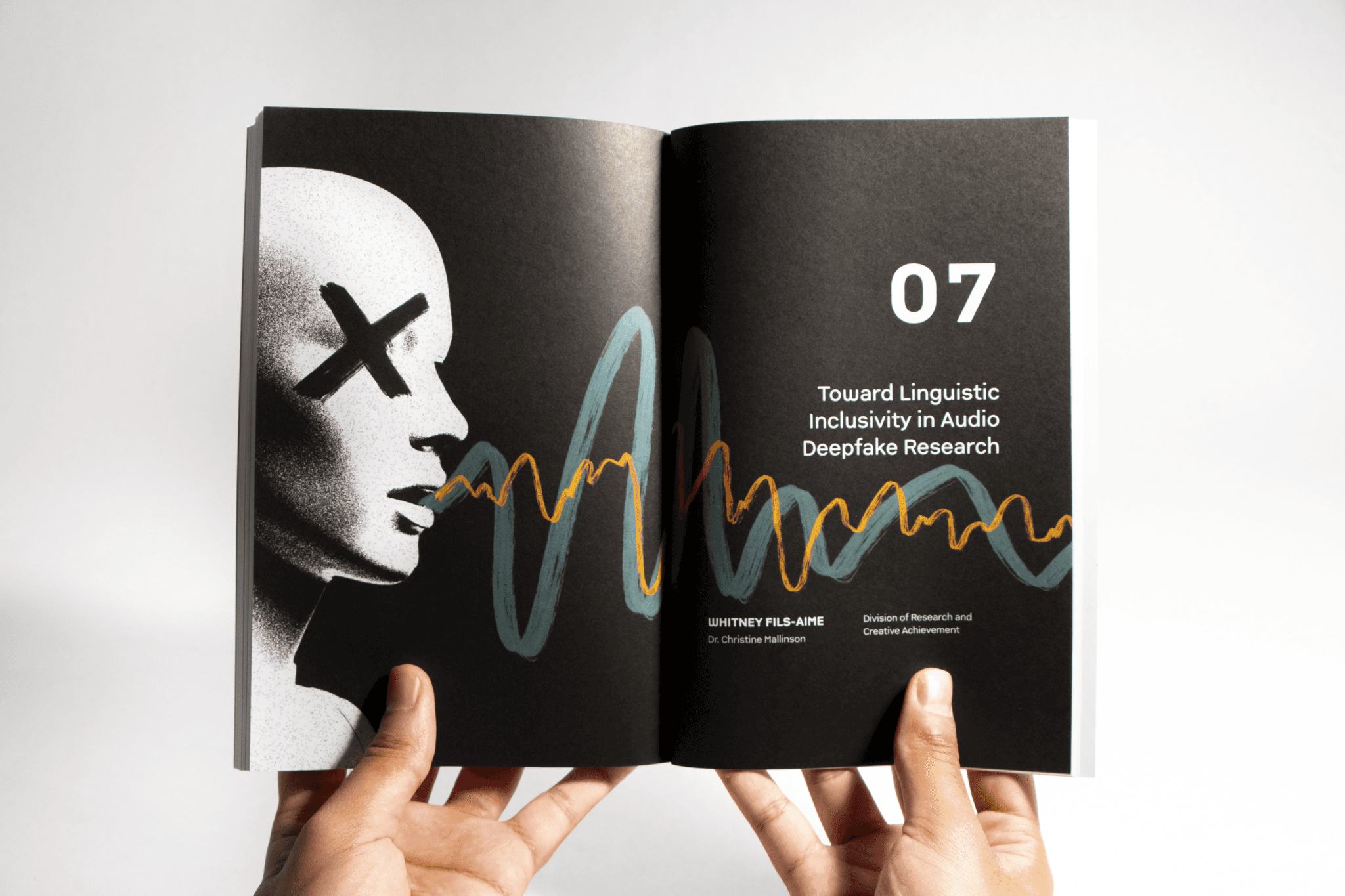 A mockup of a Macbook for the about us page of the hair salon website