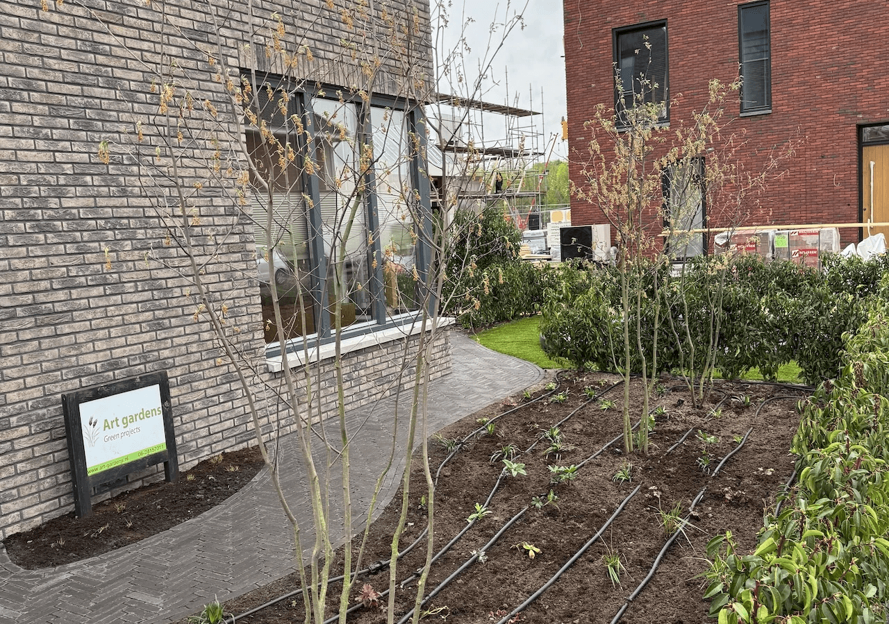 Hoge en lage tuin in Amersfoort -Art gardens