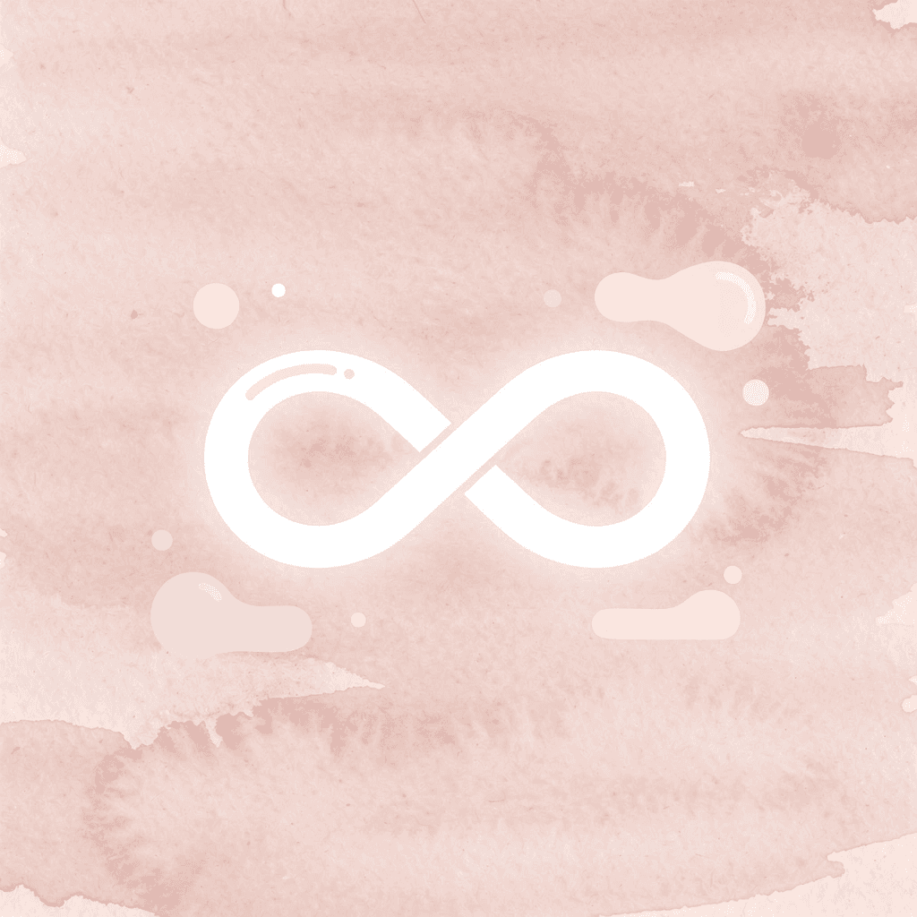 Infinity symbol representing universal concepts that transcend gender boundaries