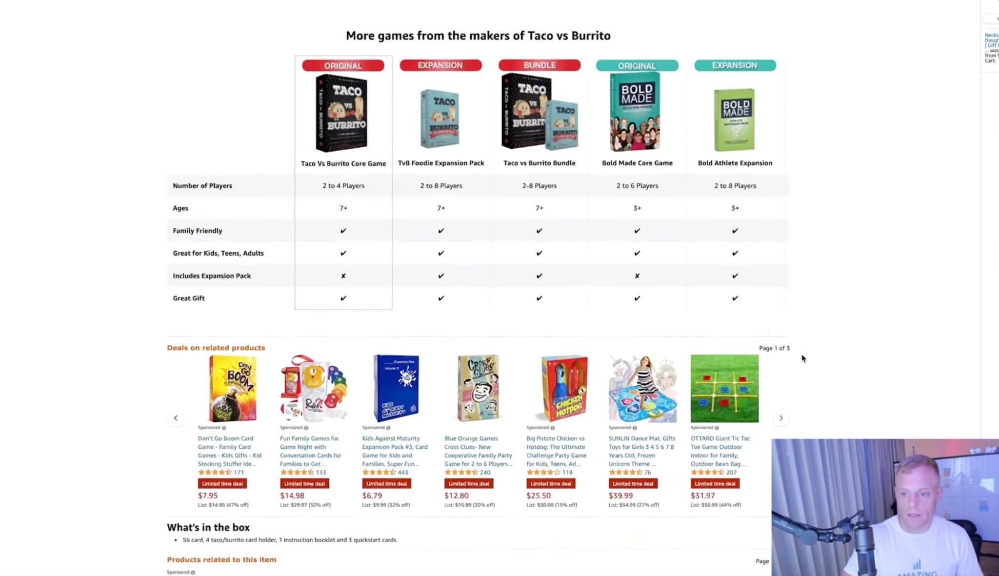 Product Lineup Cross-Sell Module for Amazon Premium A+ Content Layout