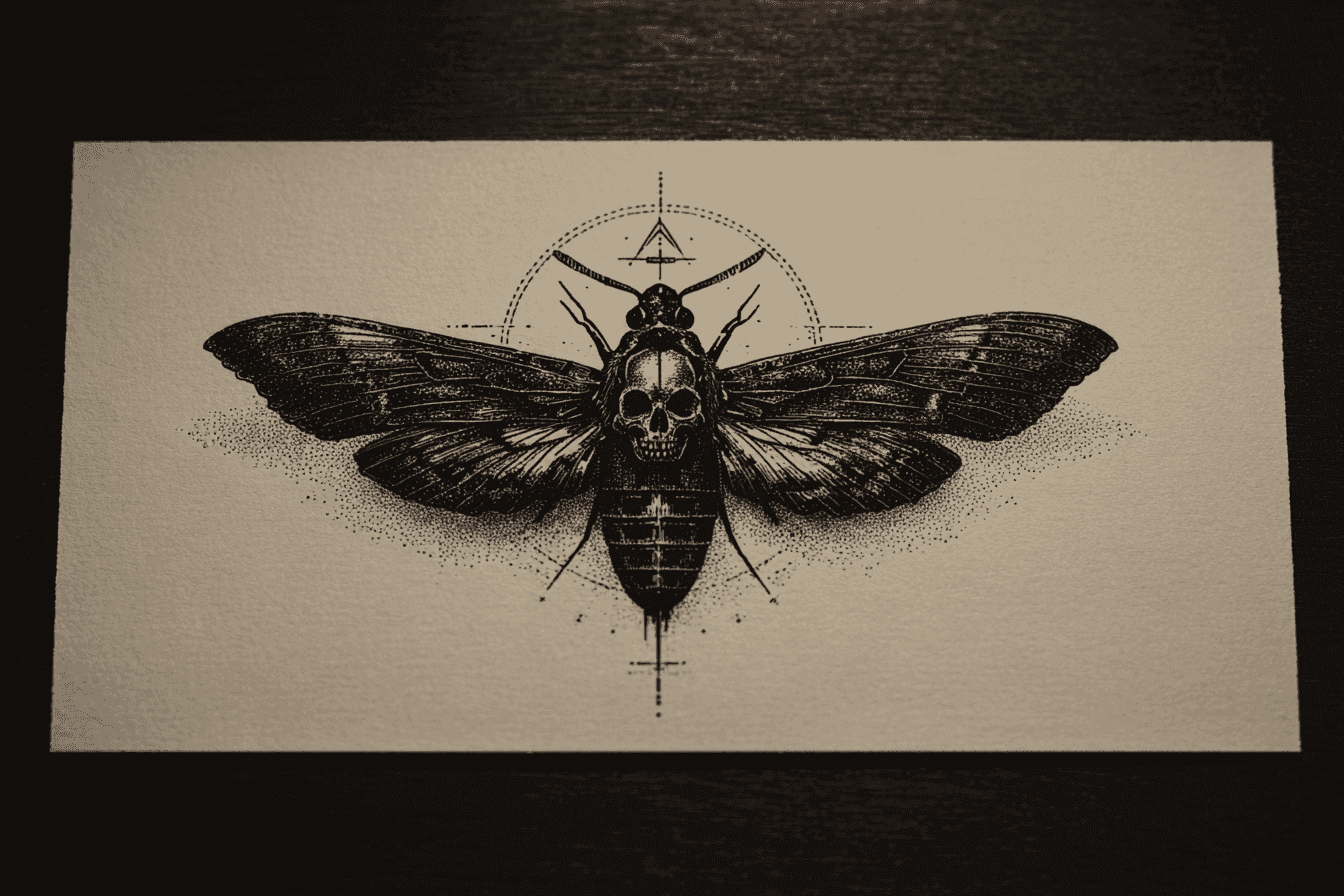 Moth sketch