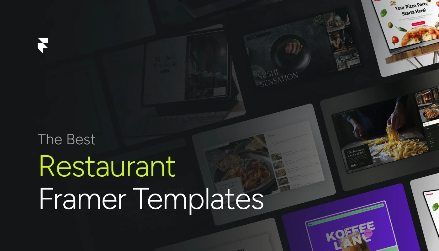 Best Restaurant Framer Templates