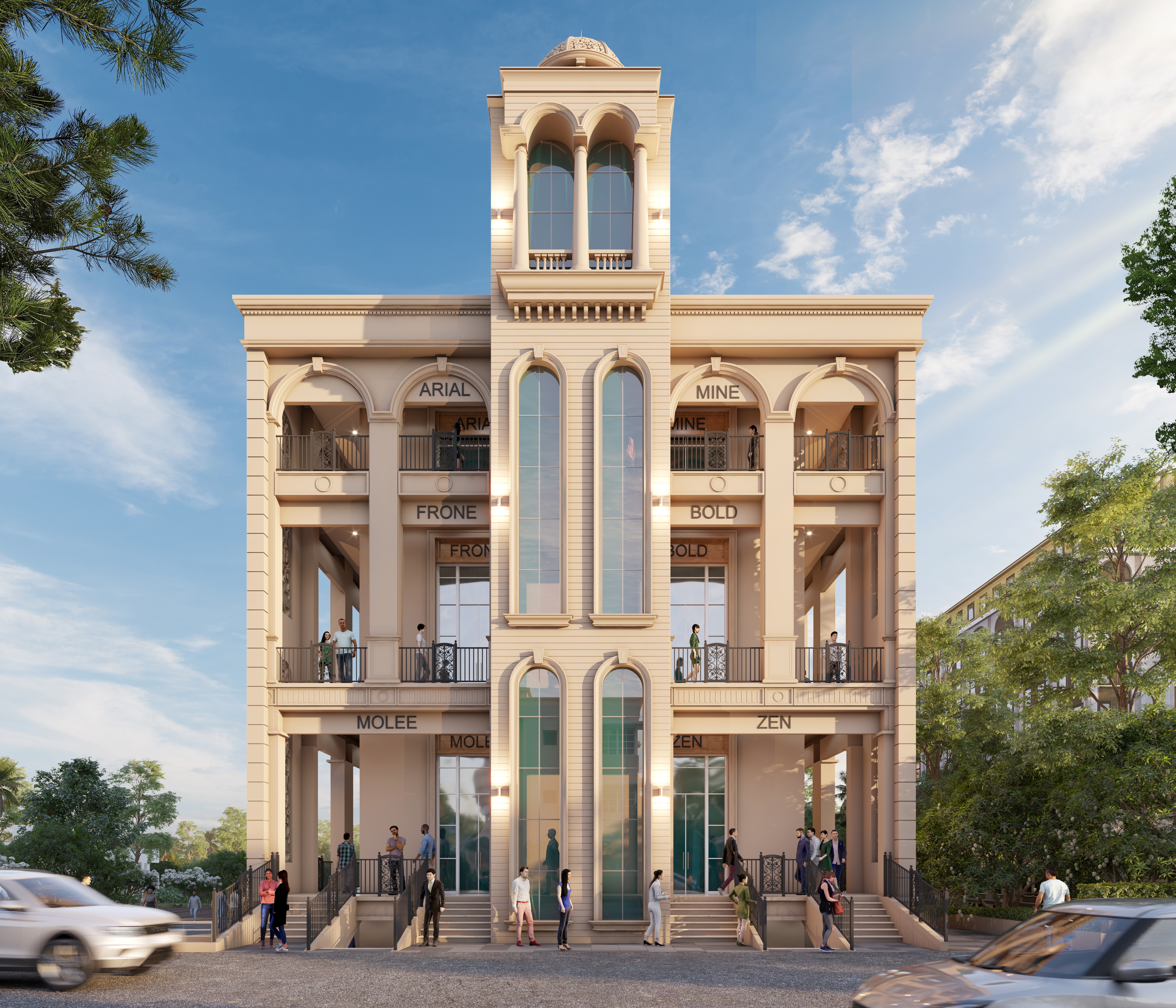 Chemicals arranged in a rack