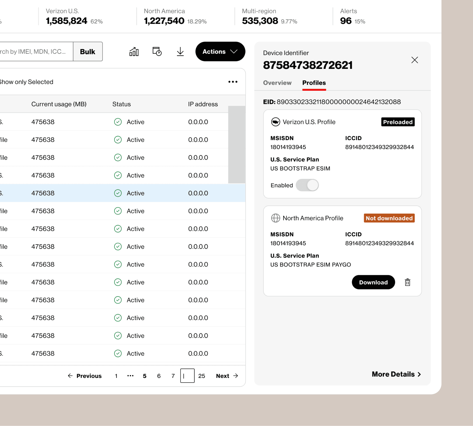 4.Device Details Panel