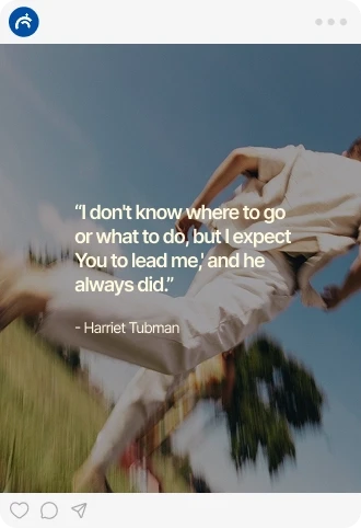 Social media post template