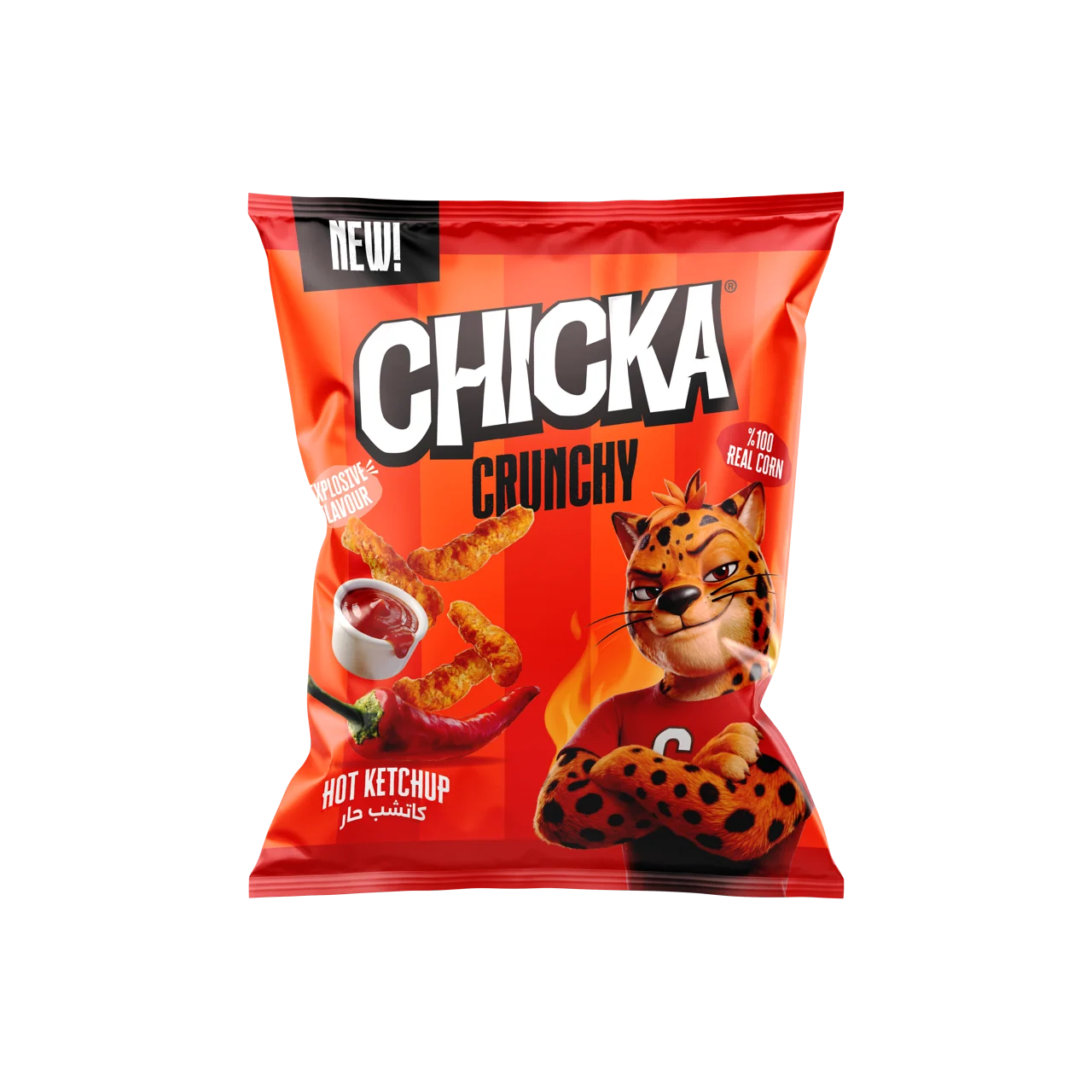 Pack: Crunchy, Hot Ketchup