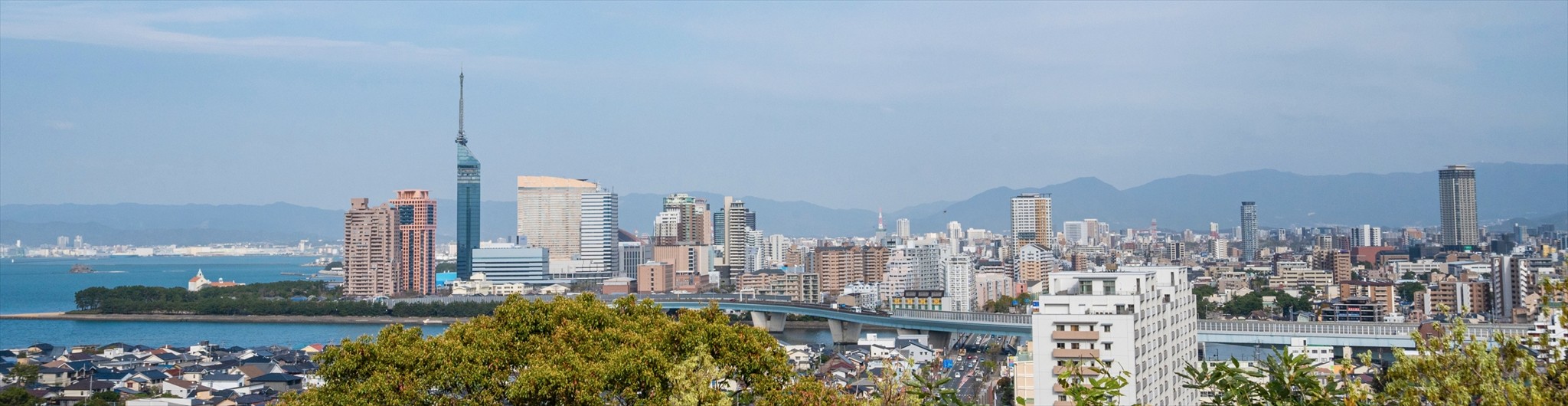 福岡市の街並み