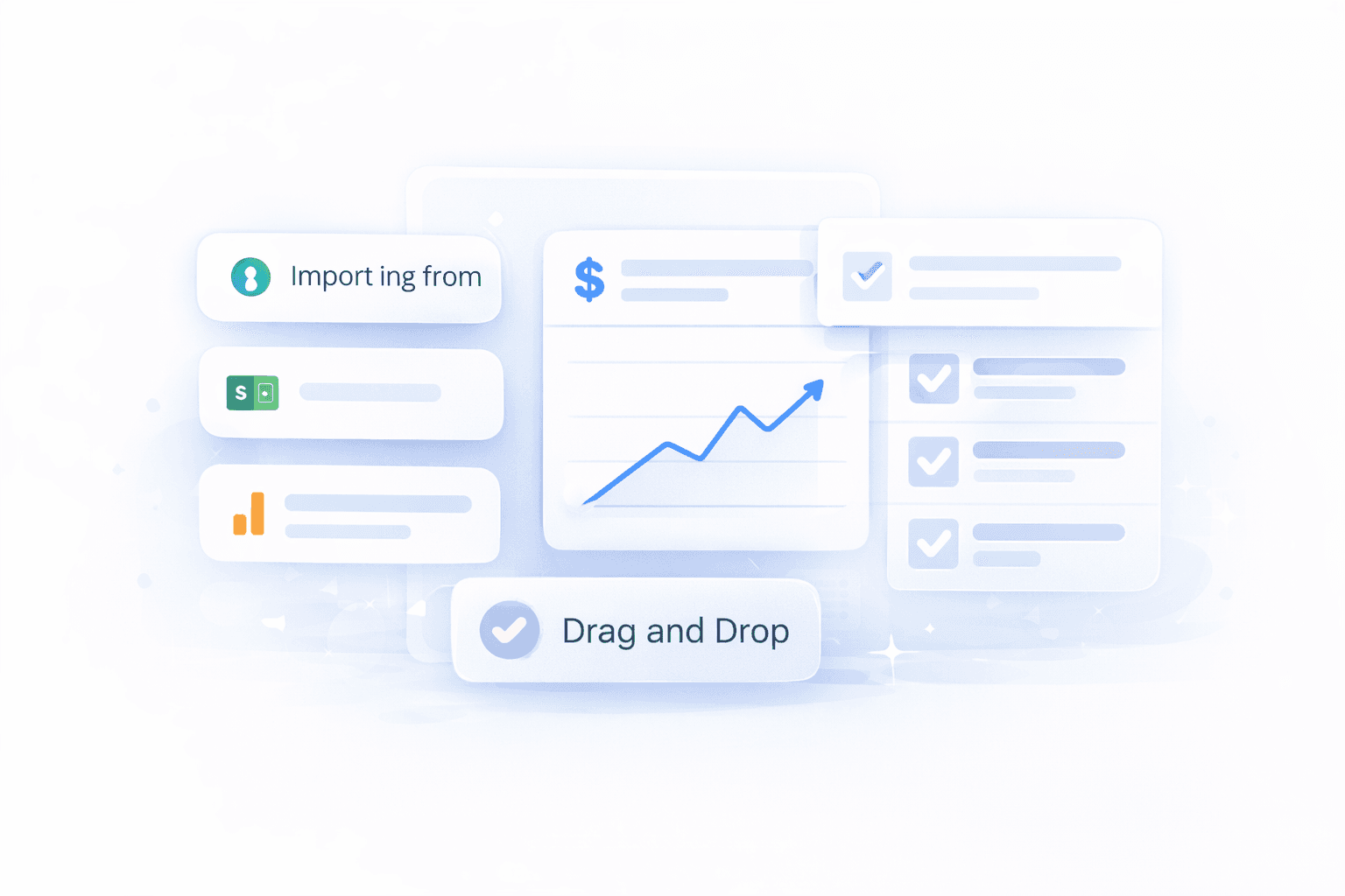 AI suggesting actions like "Optimize onboarding flow" and "Raise pricing tier" based on user data.
