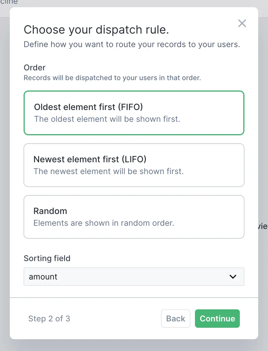 Forest Admin Inbox configuration step 2