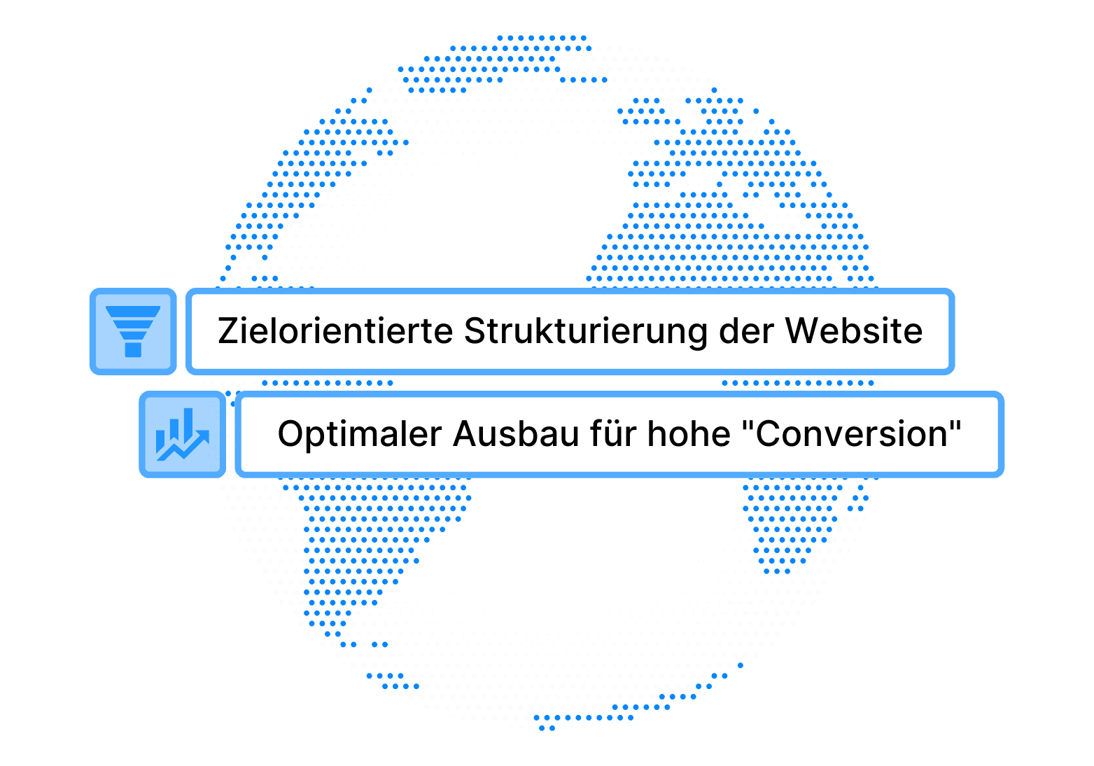 Welt mit Text Banner