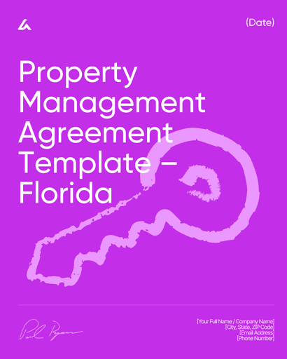 Property Management Agreement Template – Florida