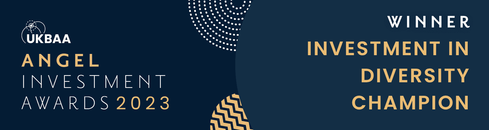 UKBAA angels investment awards 2023 investment in diversity champion award winner