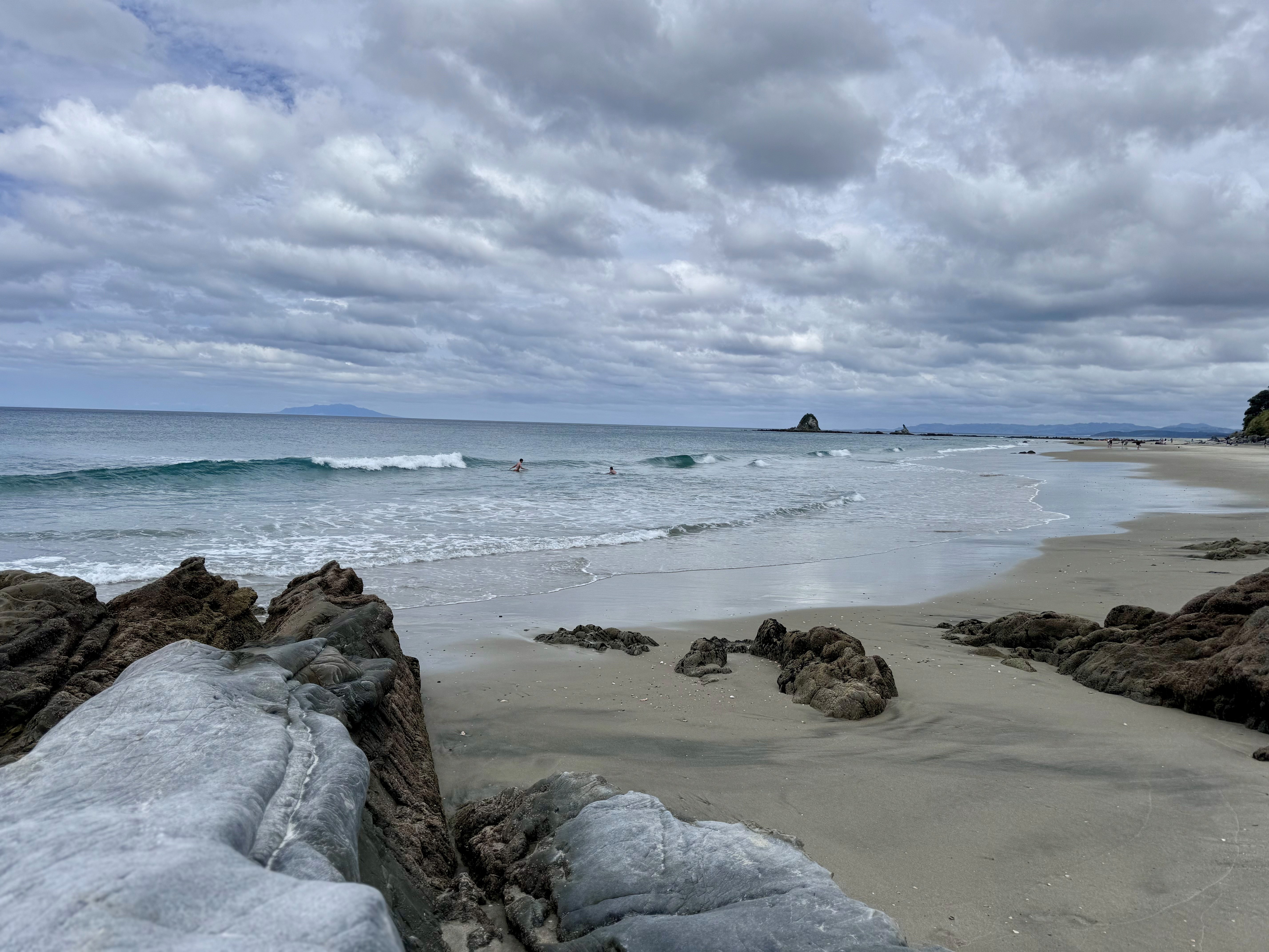 Mangawhai Heads Reserve Area with its beach and vast skies