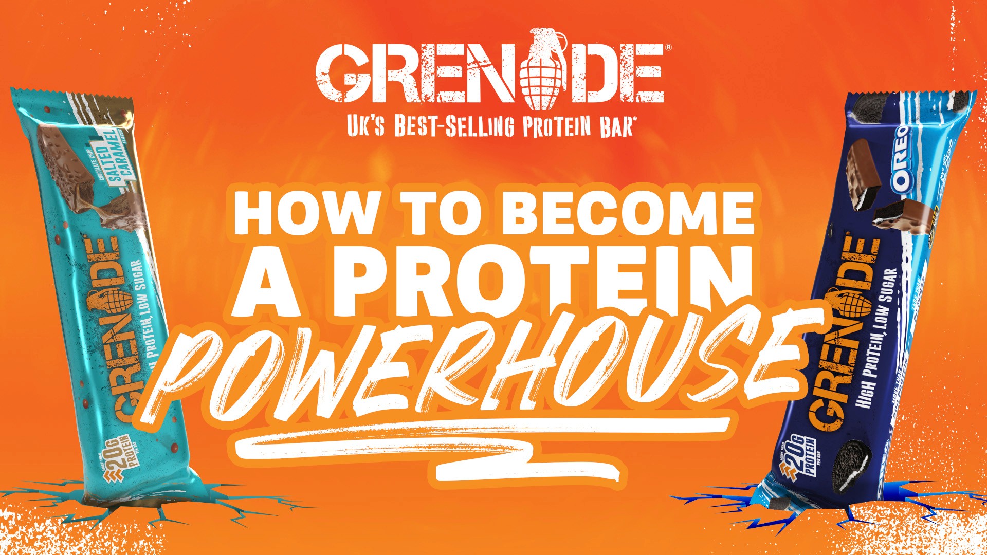 a grenade protein advertisement slogan