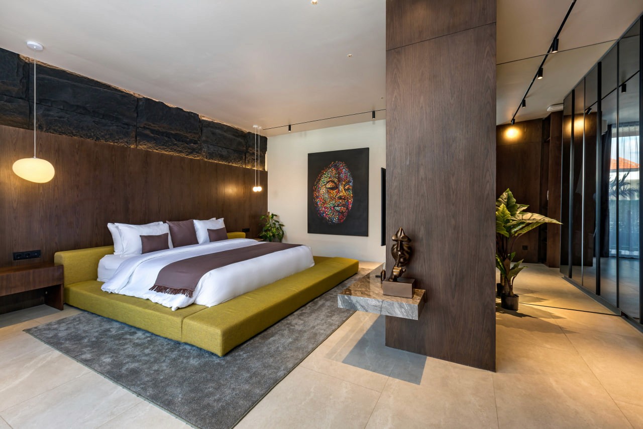 3-bedroom designer villa with rooftop in Canggu