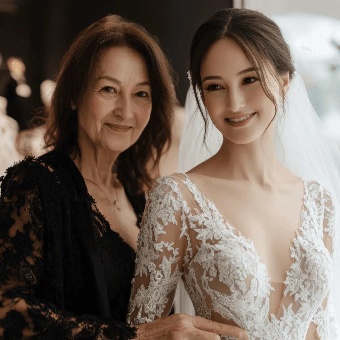 REPIC CLINIC WEDDING TREATMENTS Woman and bride smiling together
