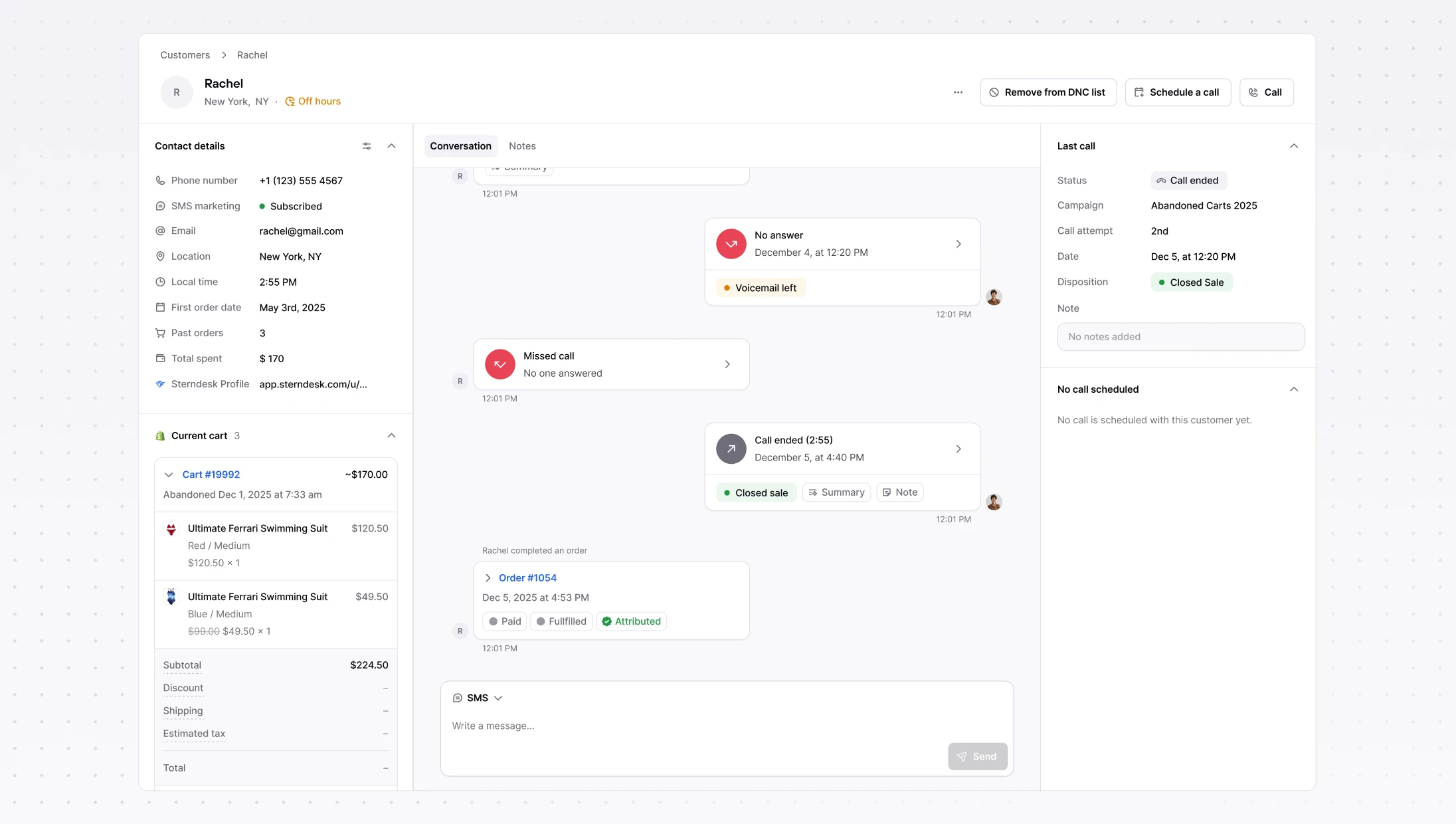 Revenue attribution & timeline badges