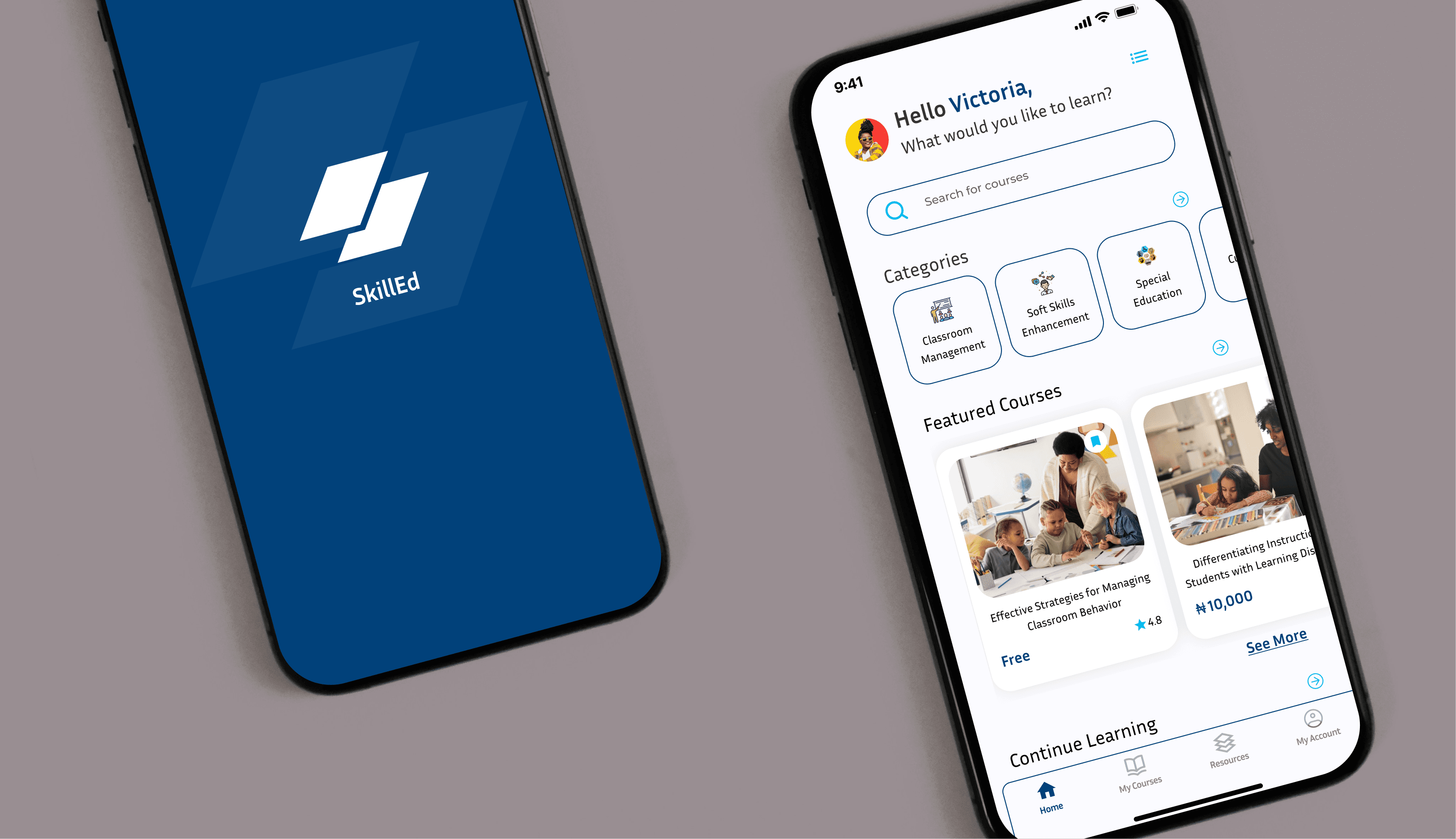 Xpacy visual design screens