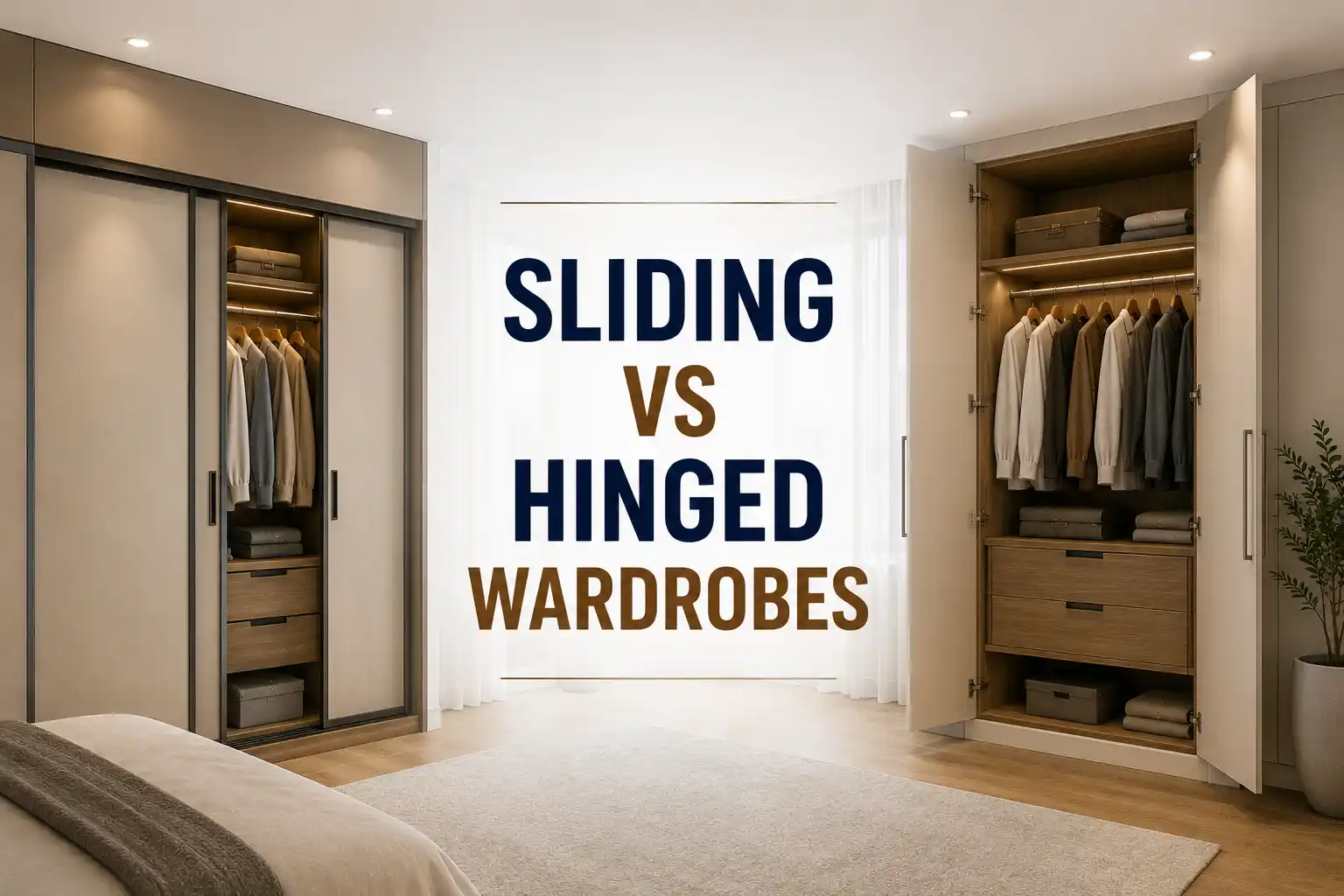 Sliding vs Hinged Wardrobes