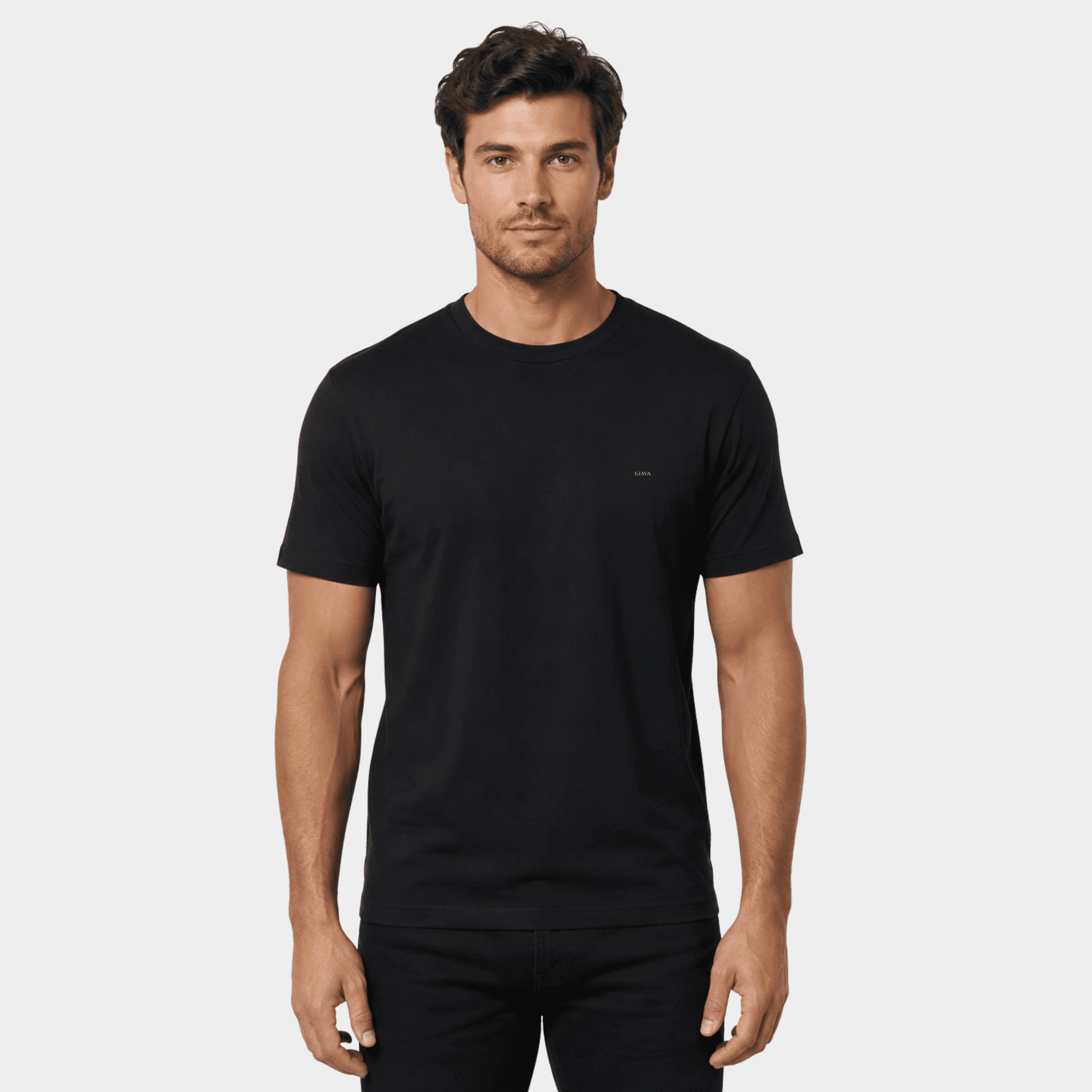 GIAVA black T-shirt product photo