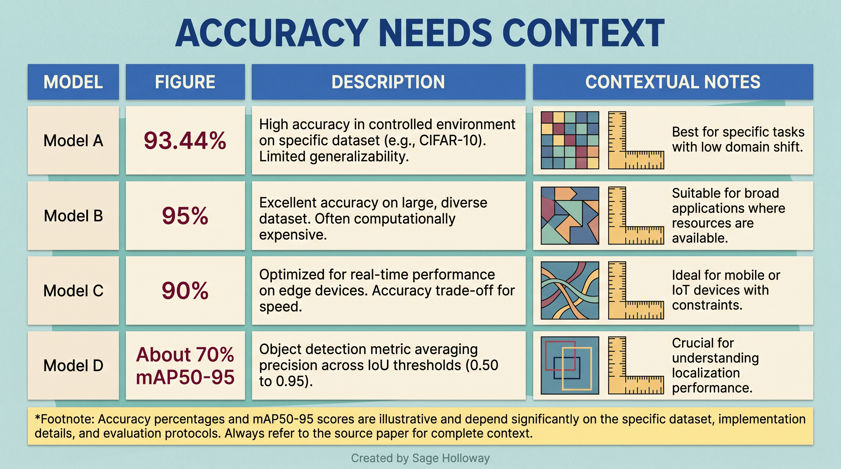Source-backed model accuracy figures and their limitations for watermark detection