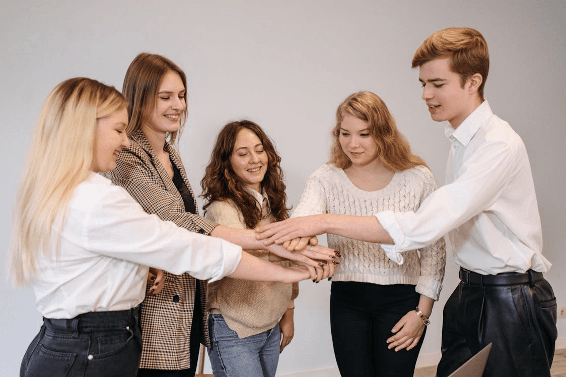 Woman in stylish dress
