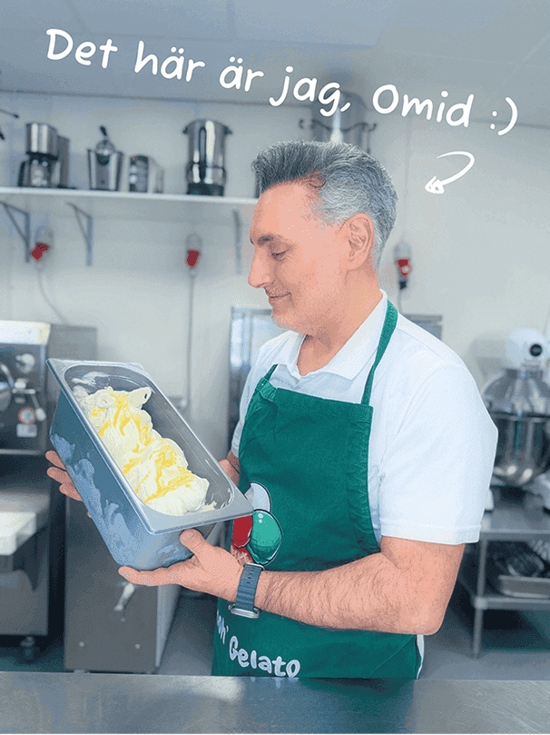 A Picture of the owner, Omid.