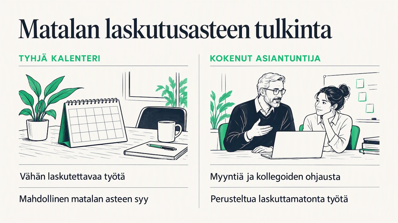 1. Mitä laskutusaste tarkoittaa — overview diagram